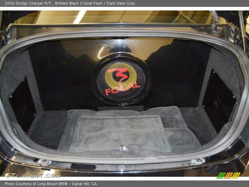 Brilliant Black Crystal Pearl / Dark Slate Gray 2009 Dodge Charger R/T