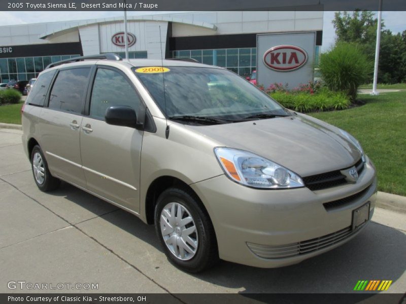 Desert Sand Mica / Taupe 2005 Toyota Sienna LE