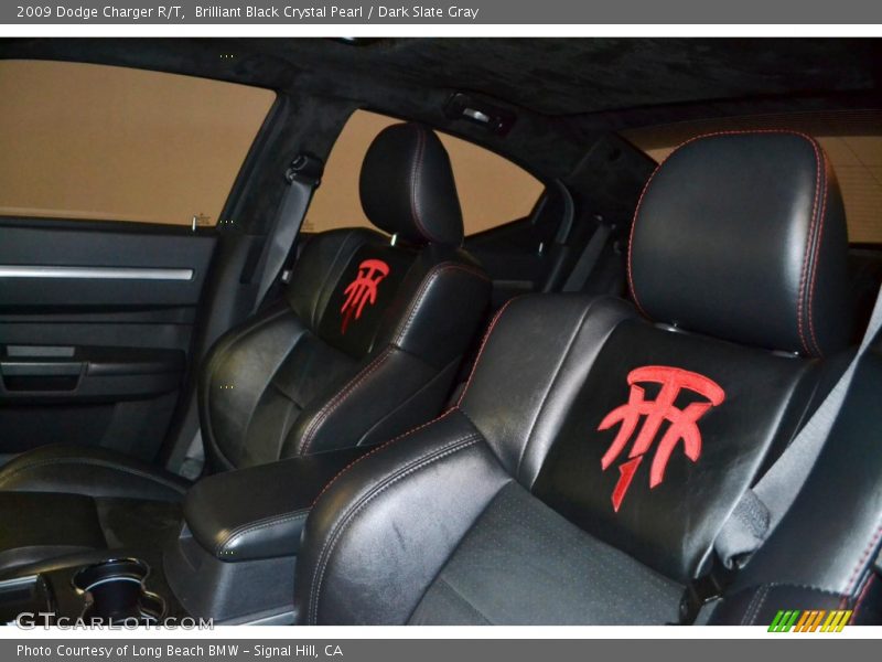 Brilliant Black Crystal Pearl / Dark Slate Gray 2009 Dodge Charger R/T