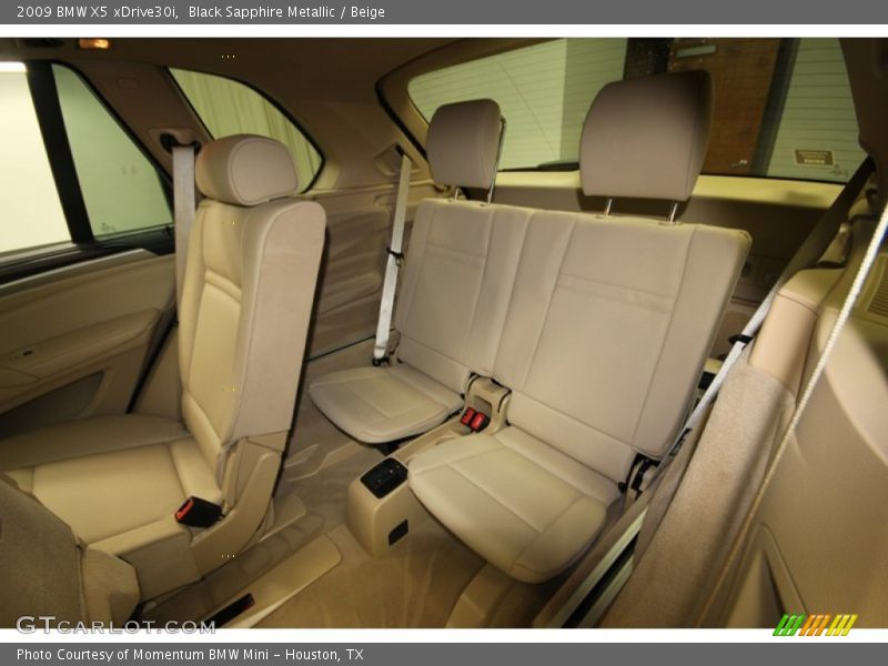 Black Sapphire Metallic / Beige 2009 BMW X5 xDrive30i