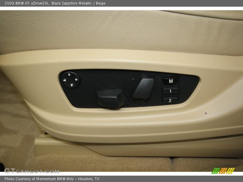 Black Sapphire Metallic / Beige 2009 BMW X5 xDrive30i