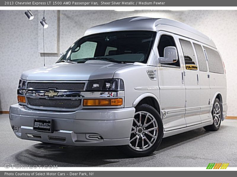 Sheer Silver Metallic / Medium Pewter 2013 Chevrolet Express LT 1500 AWD Passenger Van