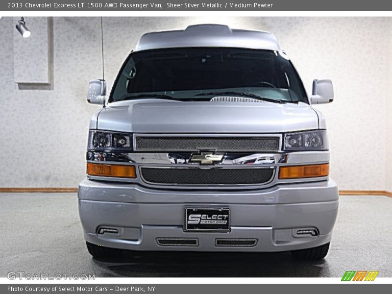 Sheer Silver Metallic / Medium Pewter 2013 Chevrolet Express LT 1500 AWD Passenger Van