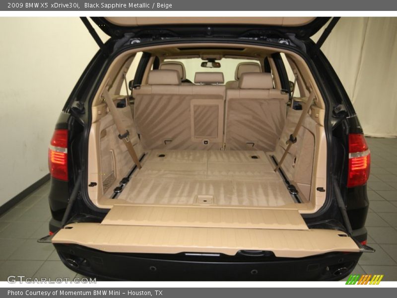 Black Sapphire Metallic / Beige 2009 BMW X5 xDrive30i