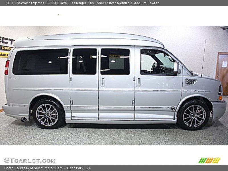 Sheer Silver Metallic / Medium Pewter 2013 Chevrolet Express LT 1500 AWD Passenger Van