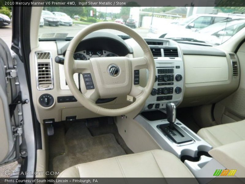 Stone Interior - 2010 Mariner V6 Premier 4WD 