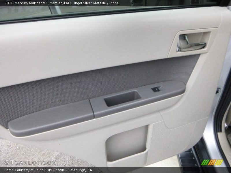 Ingot Silver Metallic / Stone 2010 Mercury Mariner V6 Premier 4WD