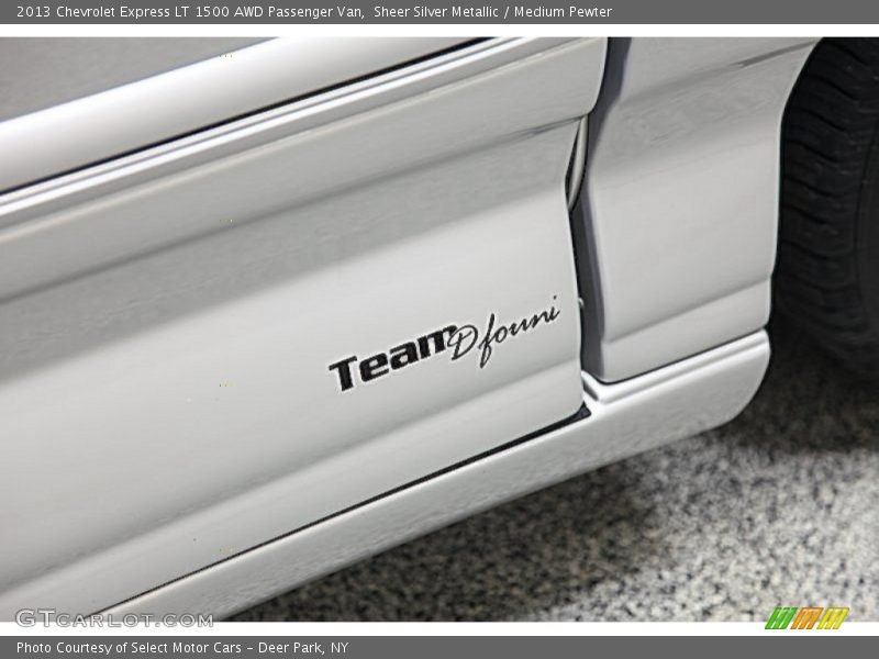 Sheer Silver Metallic / Medium Pewter 2013 Chevrolet Express LT 1500 AWD Passenger Van