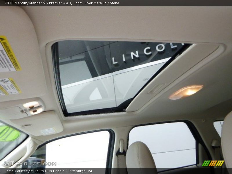 Ingot Silver Metallic / Stone 2010 Mercury Mariner V6 Premier 4WD