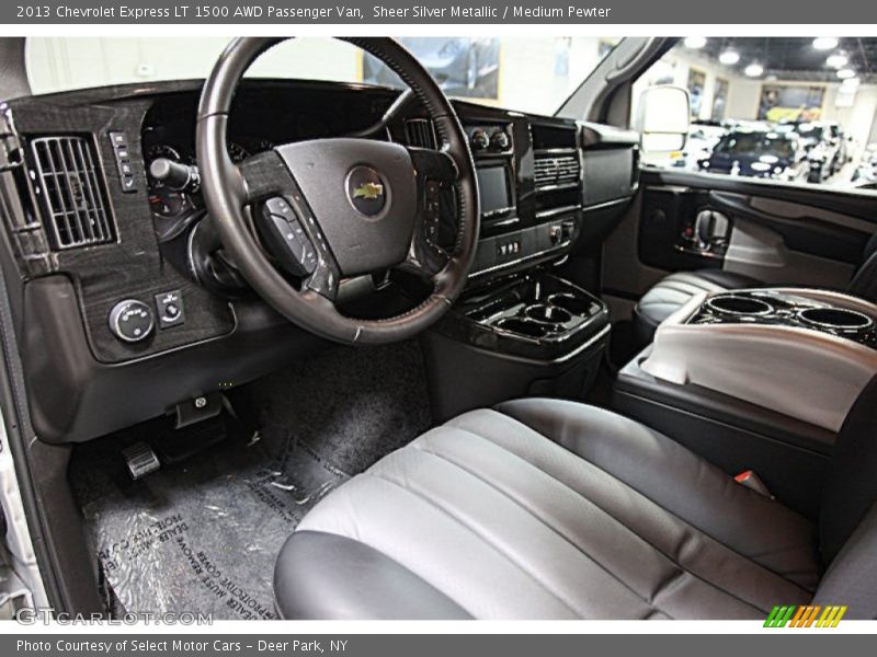 Sheer Silver Metallic / Medium Pewter 2013 Chevrolet Express LT 1500 AWD Passenger Van