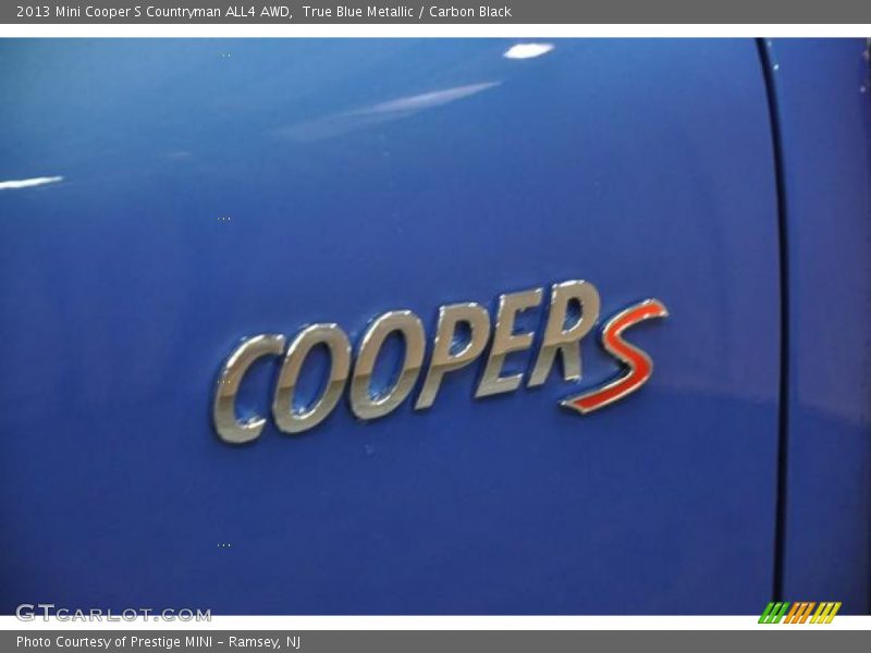 True Blue Metallic / Carbon Black 2013 Mini Cooper S Countryman ALL4 AWD