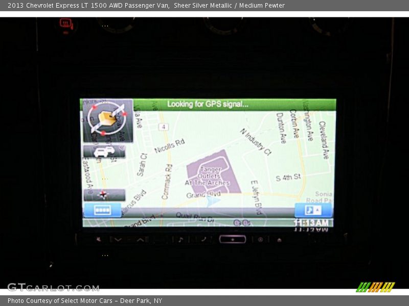 Sheer Silver Metallic / Medium Pewter 2013 Chevrolet Express LT 1500 AWD Passenger Van