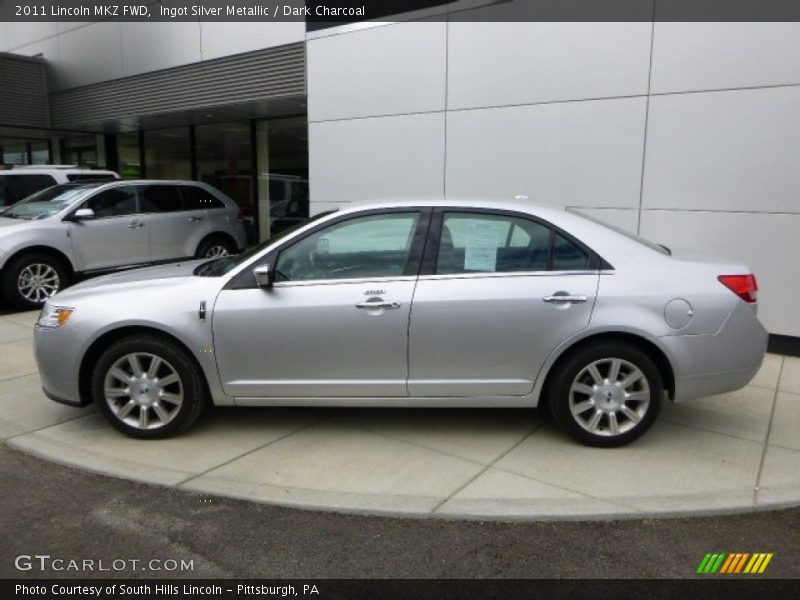 Ingot Silver Metallic / Dark Charcoal 2011 Lincoln MKZ FWD