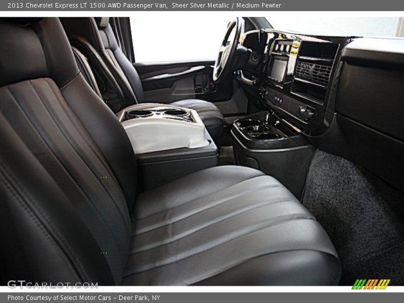 Sheer Silver Metallic / Medium Pewter 2013 Chevrolet Express LT 1500 AWD Passenger Van
