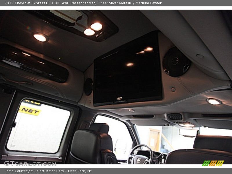 Sheer Silver Metallic / Medium Pewter 2013 Chevrolet Express LT 1500 AWD Passenger Van