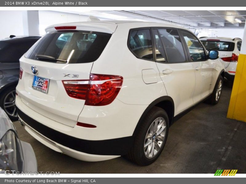 Alpine White / Black 2014 BMW X3 xDrive28i