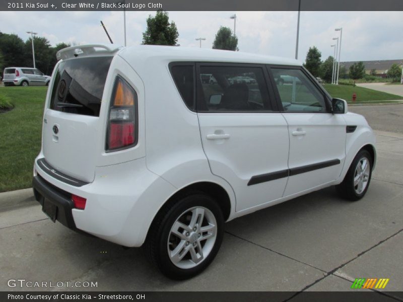 Clear White / Black Soul Logo Cloth 2011 Kia Soul +