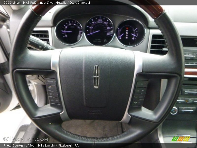 Ingot Silver Metallic / Dark Charcoal 2011 Lincoln MKZ FWD