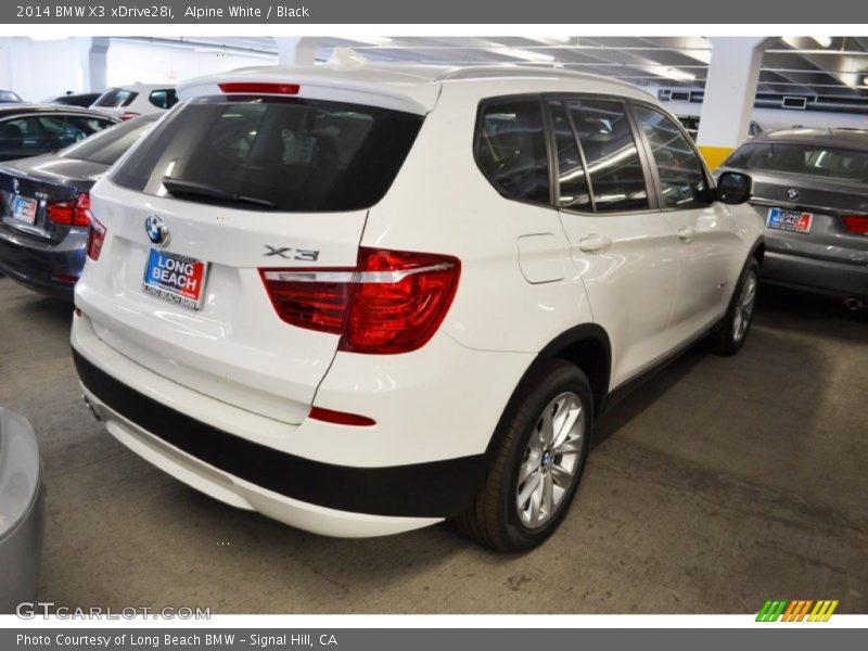 Alpine White / Black 2014 BMW X3 xDrive28i