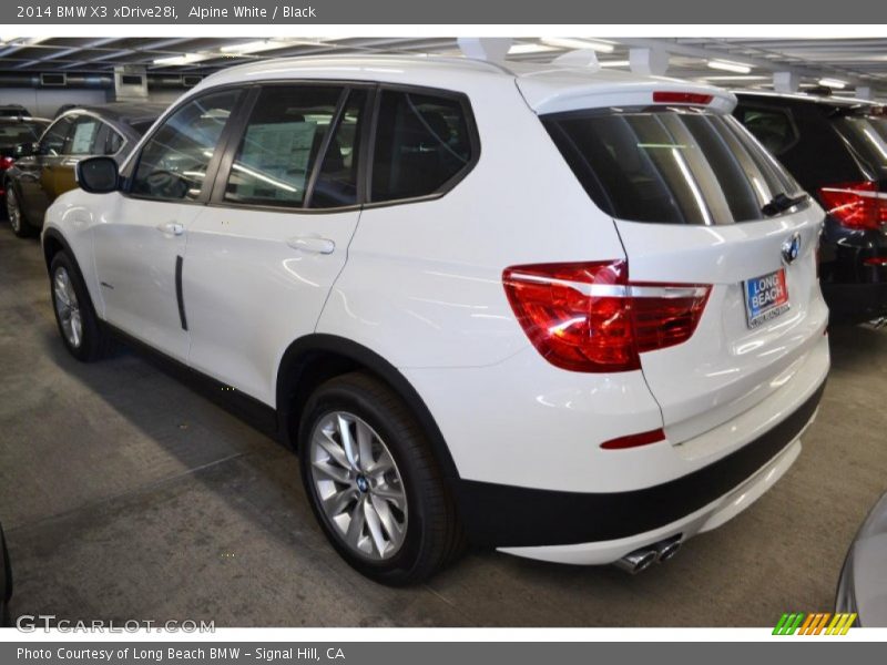 Alpine White / Black 2014 BMW X3 xDrive28i