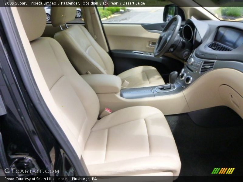 Front Seat of 2009 Tribeca Limited 5 Passenger