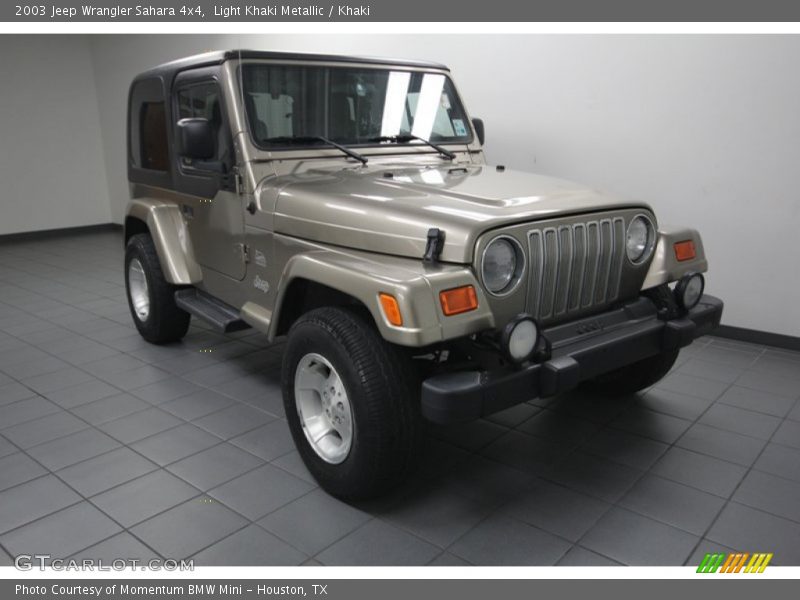 Light Khaki Metallic / Khaki 2003 Jeep Wrangler Sahara 4x4