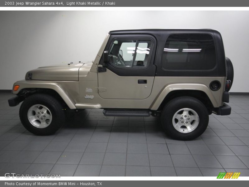 Light Khaki Metallic / Khaki 2003 Jeep Wrangler Sahara 4x4