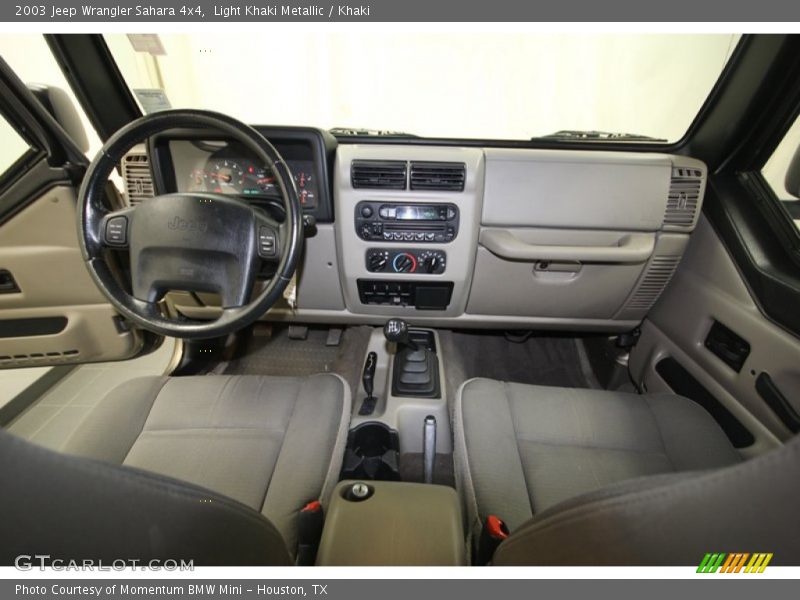 Light Khaki Metallic / Khaki 2003 Jeep Wrangler Sahara 4x4