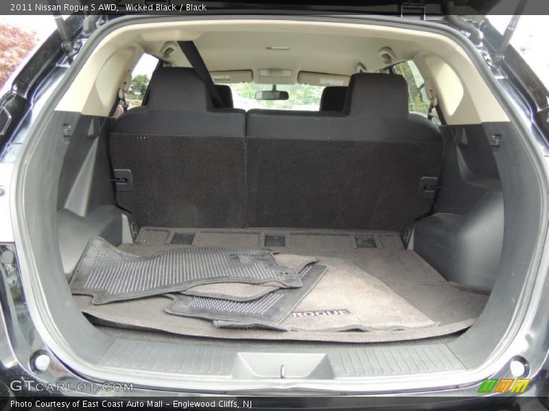 Wicked Black / Black 2011 Nissan Rogue S AWD