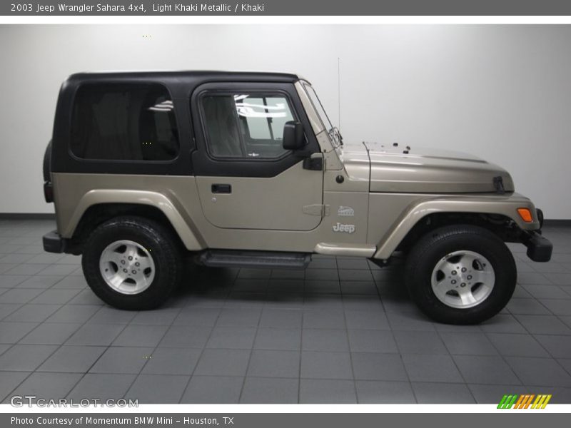 Light Khaki Metallic / Khaki 2003 Jeep Wrangler Sahara 4x4