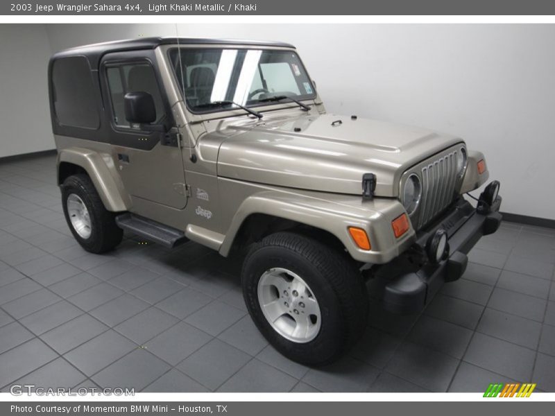 Light Khaki Metallic / Khaki 2003 Jeep Wrangler Sahara 4x4