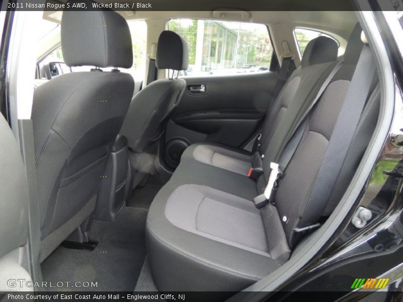 Wicked Black / Black 2011 Nissan Rogue S AWD