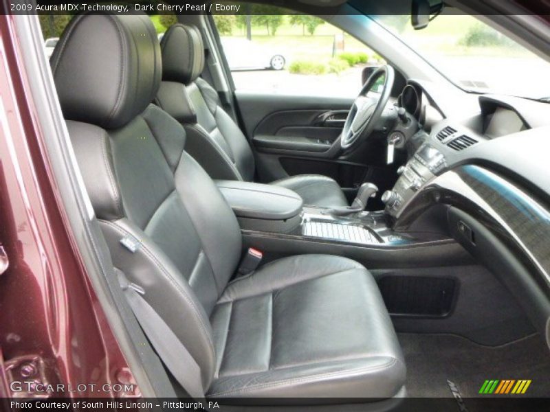 Dark Cherry Pearl / Ebony 2009 Acura MDX Technology
