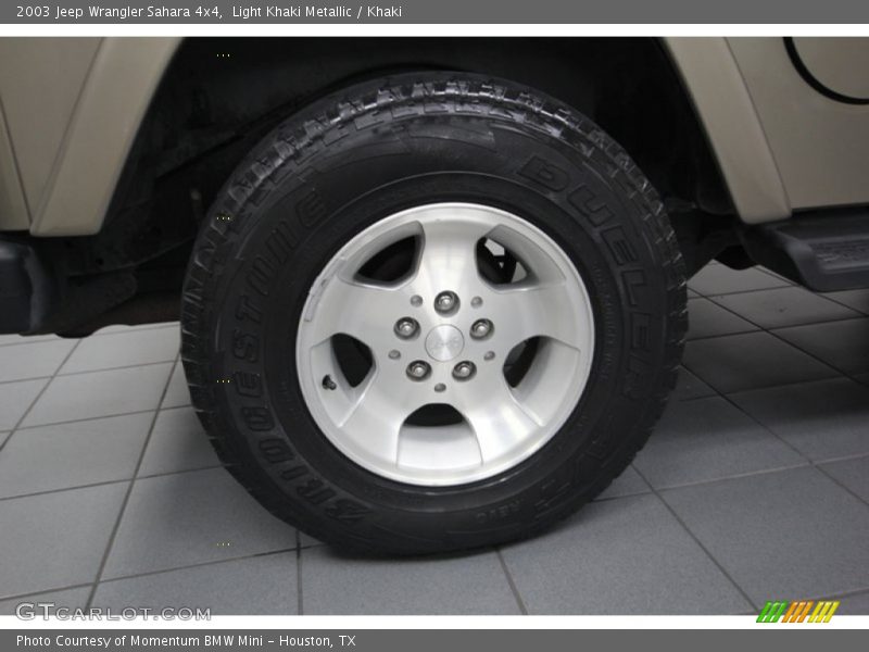 Light Khaki Metallic / Khaki 2003 Jeep Wrangler Sahara 4x4