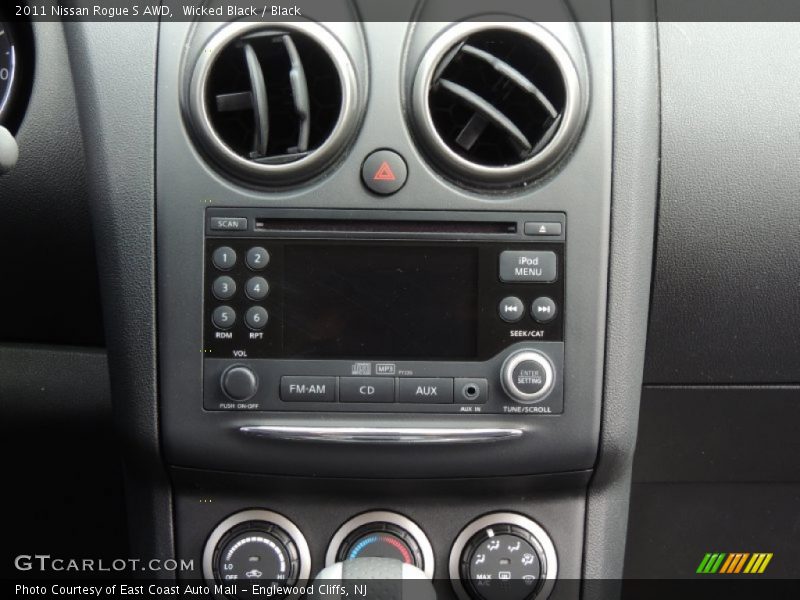 Wicked Black / Black 2011 Nissan Rogue S AWD