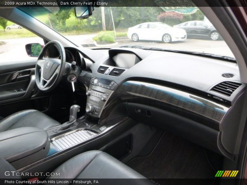 Dark Cherry Pearl / Ebony 2009 Acura MDX Technology