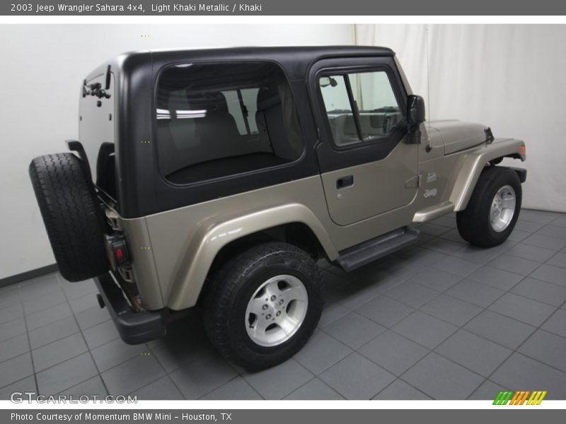 Light Khaki Metallic / Khaki 2003 Jeep Wrangler Sahara 4x4