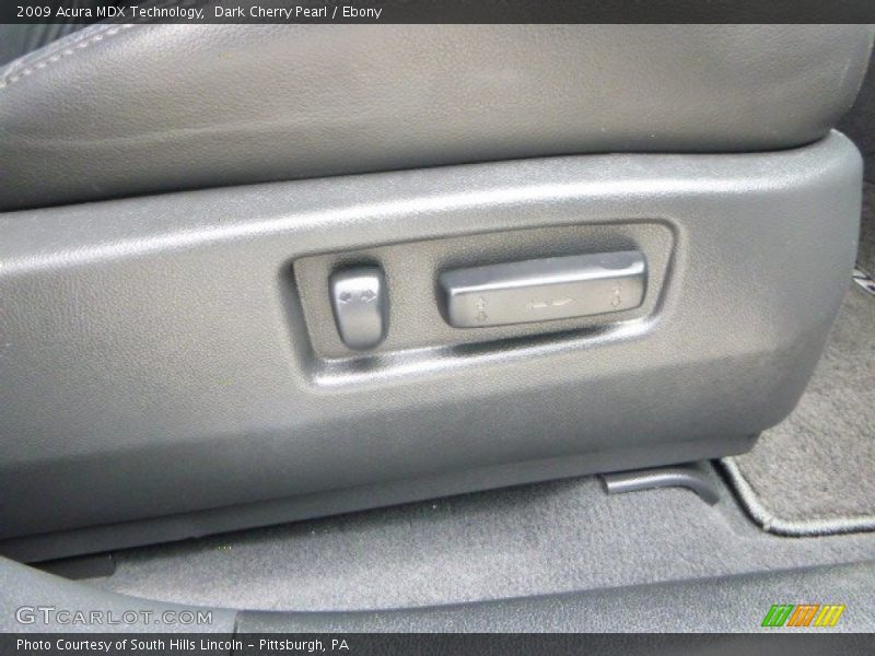 Dark Cherry Pearl / Ebony 2009 Acura MDX Technology