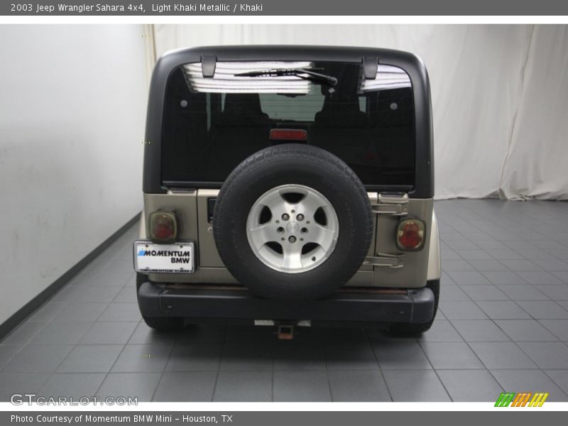 Light Khaki Metallic / Khaki 2003 Jeep Wrangler Sahara 4x4