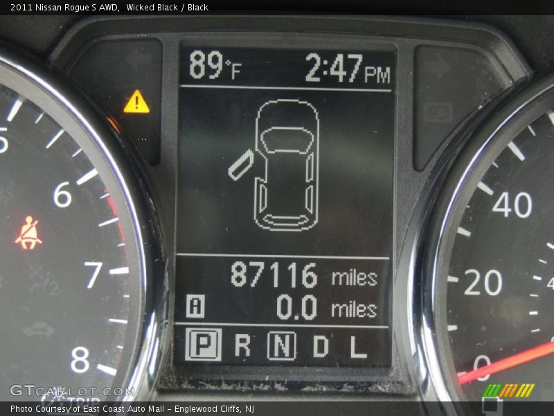 Wicked Black / Black 2011 Nissan Rogue S AWD