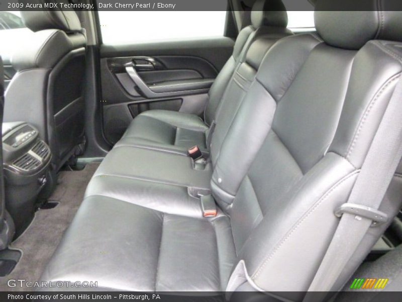Dark Cherry Pearl / Ebony 2009 Acura MDX Technology
