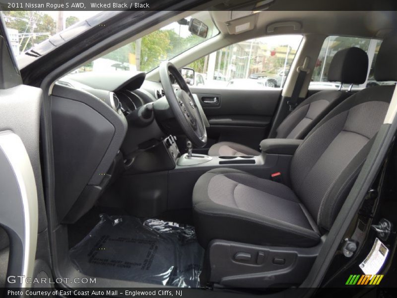 Wicked Black / Black 2011 Nissan Rogue S AWD
