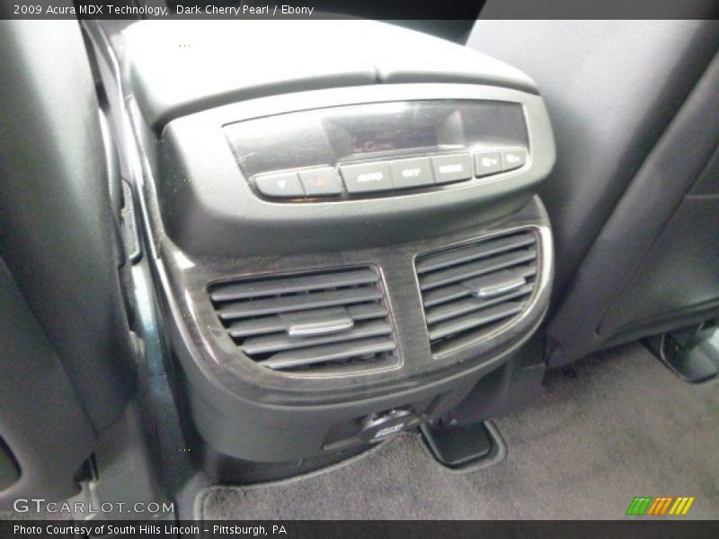 Dark Cherry Pearl / Ebony 2009 Acura MDX Technology