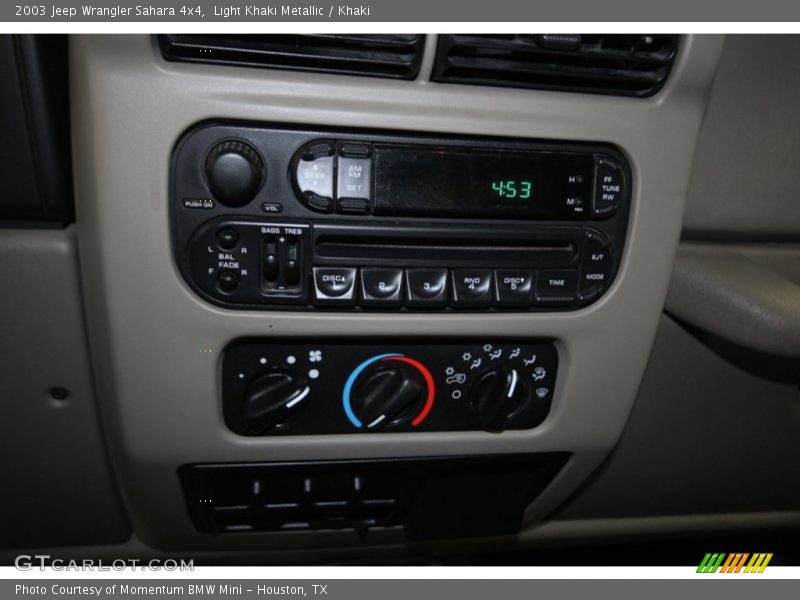 Light Khaki Metallic / Khaki 2003 Jeep Wrangler Sahara 4x4
