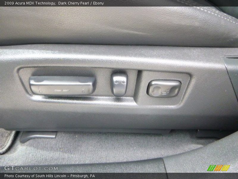 Dark Cherry Pearl / Ebony 2009 Acura MDX Technology