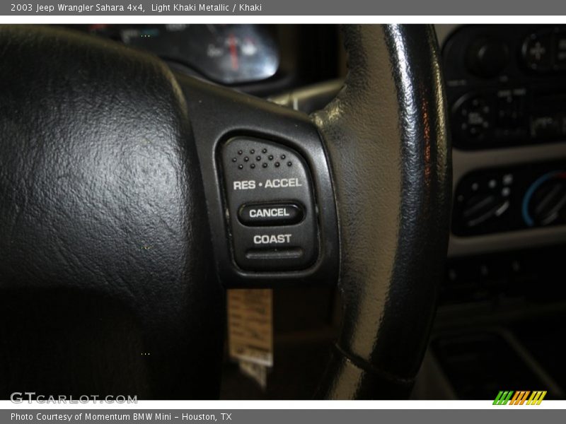 Light Khaki Metallic / Khaki 2003 Jeep Wrangler Sahara 4x4