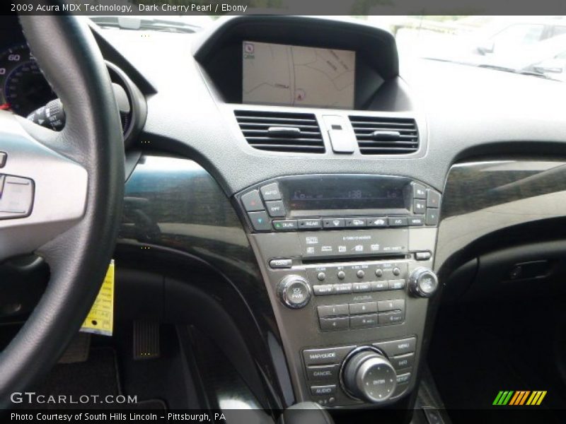 Dark Cherry Pearl / Ebony 2009 Acura MDX Technology