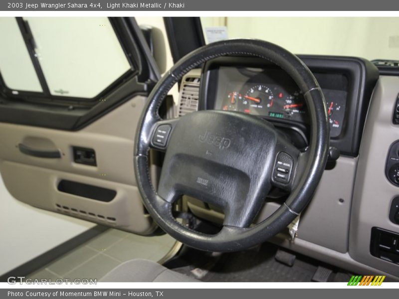 Light Khaki Metallic / Khaki 2003 Jeep Wrangler Sahara 4x4
