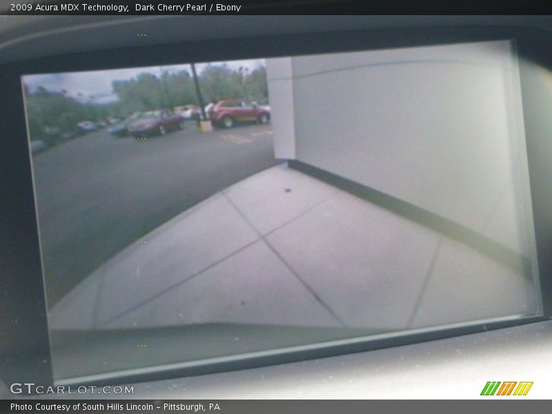 Dark Cherry Pearl / Ebony 2009 Acura MDX Technology