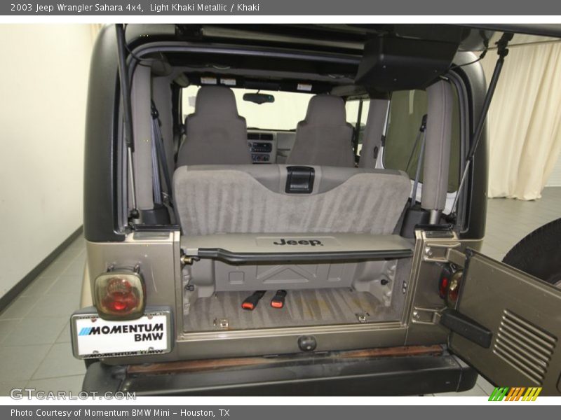 Light Khaki Metallic / Khaki 2003 Jeep Wrangler Sahara 4x4
